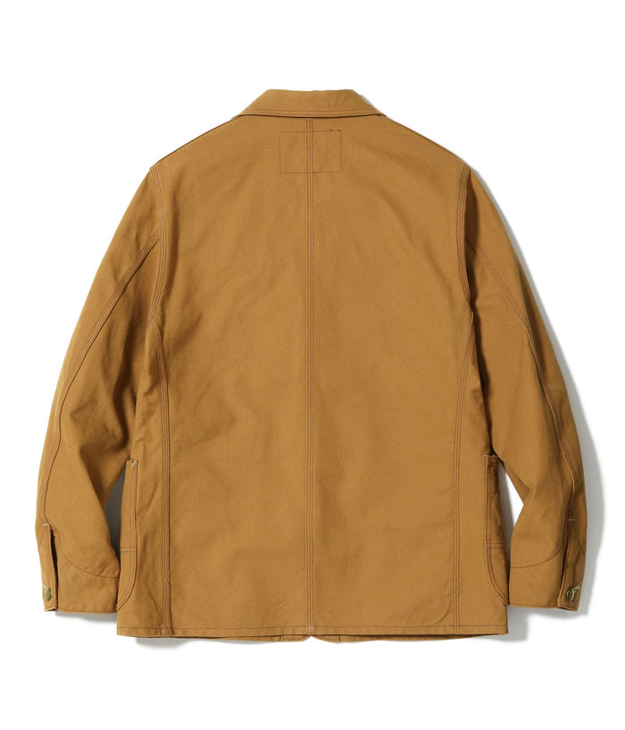 SC15657 13oz. BROWN DUCK WORK COAT - BROWN
