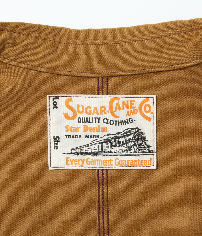 SC15657 13oz. BROWN DUCK WORK COAT - BROWN