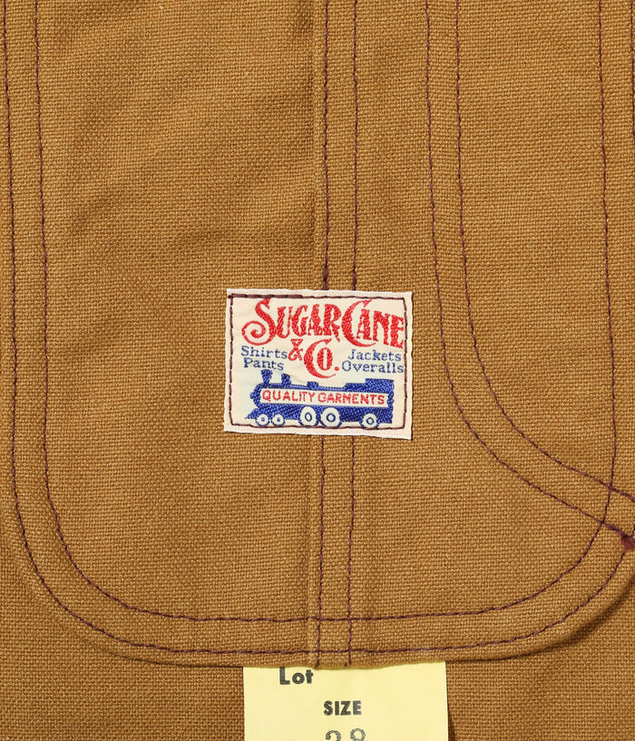 SC15657 13oz. BROWN DUCK WORK COAT - BROWN