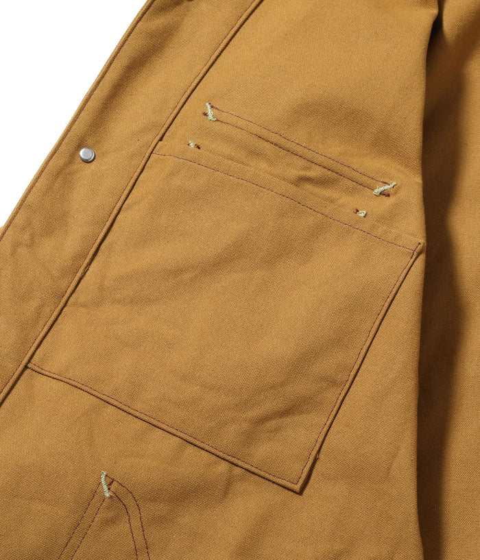 SC15657 13oz. BROWN DUCK WORK COAT - BROWN
