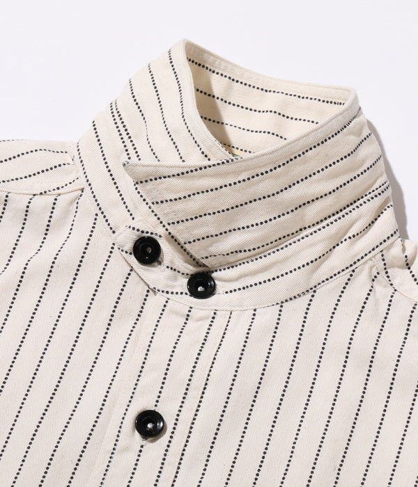 SC27076 FICTION ROMANCE 8.5OZ. WHITE WABASH STRIPE WORK SHIRT (LONG SLEEVE) - WHITE WABASH