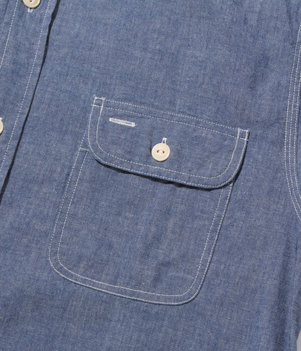 SC27850 BLUE CHAMBRAY WORK SHIRT L/S - INDIGO