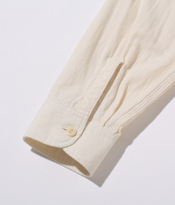 SC27851 WHITE CHAMBRAY WORK SHIRT L/S - WHITE