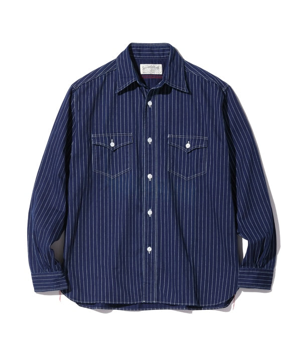 SC29164 / FICTION ROMANCE 8.5OZ. WABASH STRIPE WORK SHIRT - WABASH