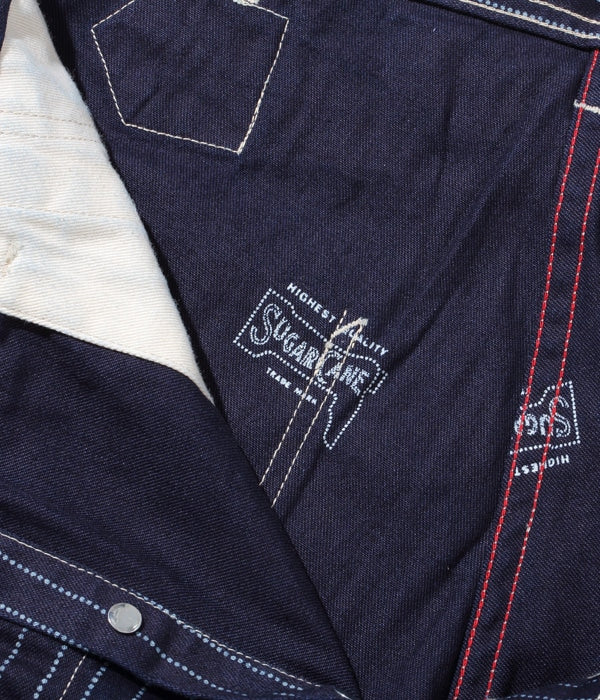 SC40786A / 9OZ. WABASH STRIPE ENGINEER PANTS - INDIGO WABASH