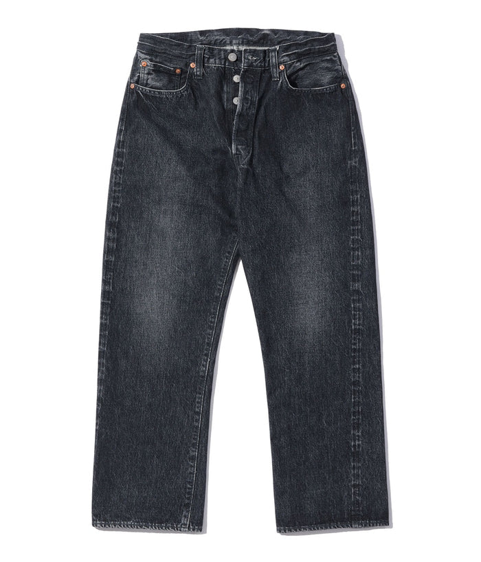 SC42460H 14.25oz. BLACK DENIM 1947 HARD WASH MODEL (REGULAR STRAIGHT) - INDIGO