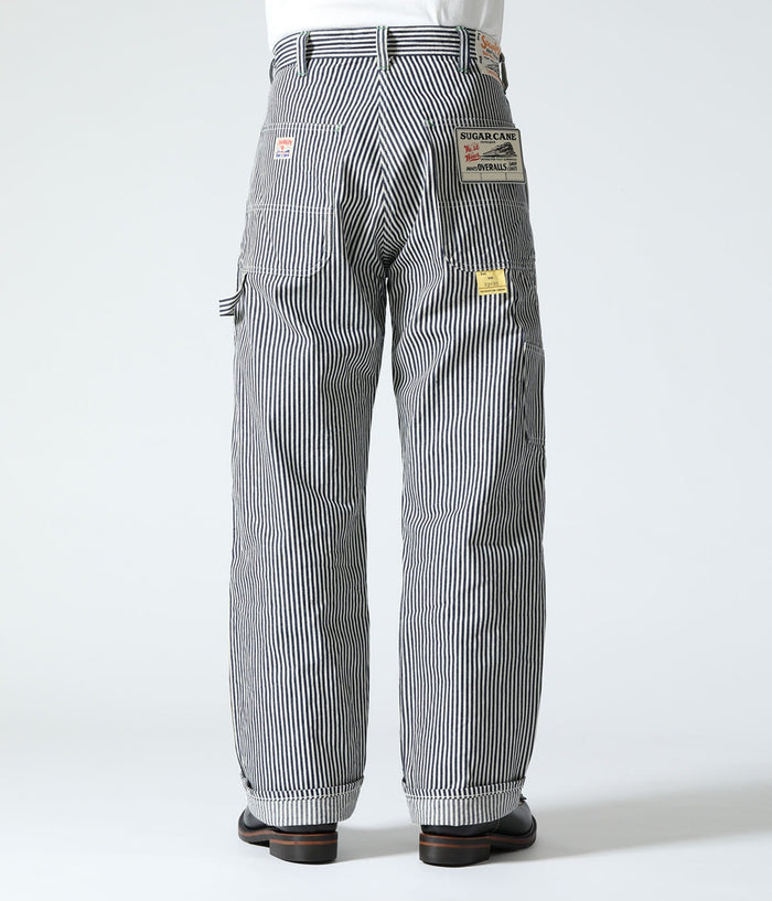 SC42496 11oz. HICKORY STRIPE WORK PANTS - HICKORY