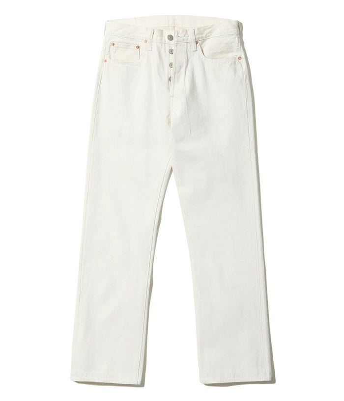SC42560 13oz. WHITE DENIM “1947 MODEL” (REGULAR STRAIGHT) - WHITE