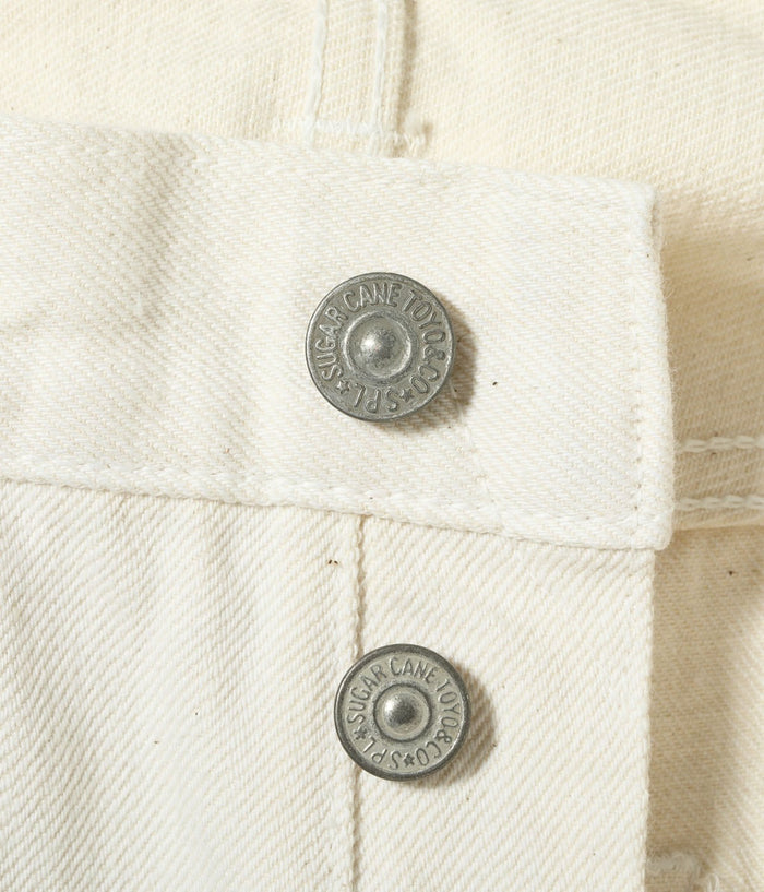 SC42560 13oz. WHITE DENIM “1947 MODEL” (REGULAR STRAIGHT) - WHITE