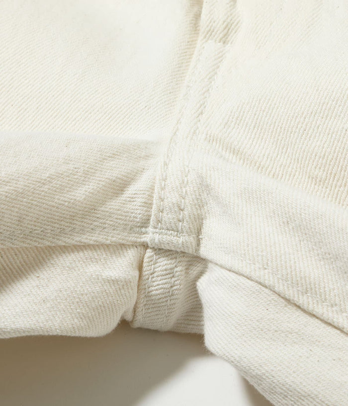 SC42560 13oz. WHITE DENIM “1947 MODEL” (REGULAR STRAIGHT) - WHITE