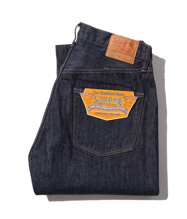 SC42966A SUGAR CANE 14OZ. STANDARD DENIM 1966MODEL - INDIGO