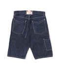 SC51443 FICTION ROMANCE 9OZ. WABASH STRIPE ZIP FLY SHORTS - A.NAVY