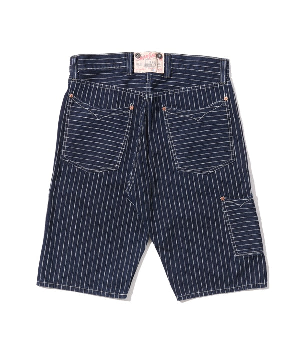 SC51443 FICTION ROMANCE 9OZ. WABASH STRIPE ZIP FLY SHORTS - A.NAVY