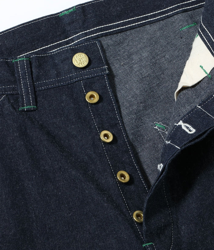 SC52565 11oz. BLUE DENIM WORK SHORTS - INDIGO