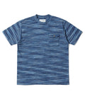 SC79534 FICTION ROMANCE INDIGO BORDER POCKET T-SHIRT - NAVY