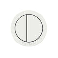 Seima 192413 Matte White Cistern Flush Button for Seima Modia Suite