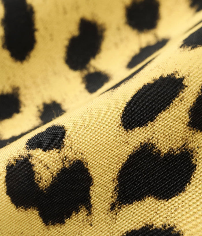 SH39490 HIGH DENSITY RAYON OPEN SHIRT “LEOPARD” - BEIGE