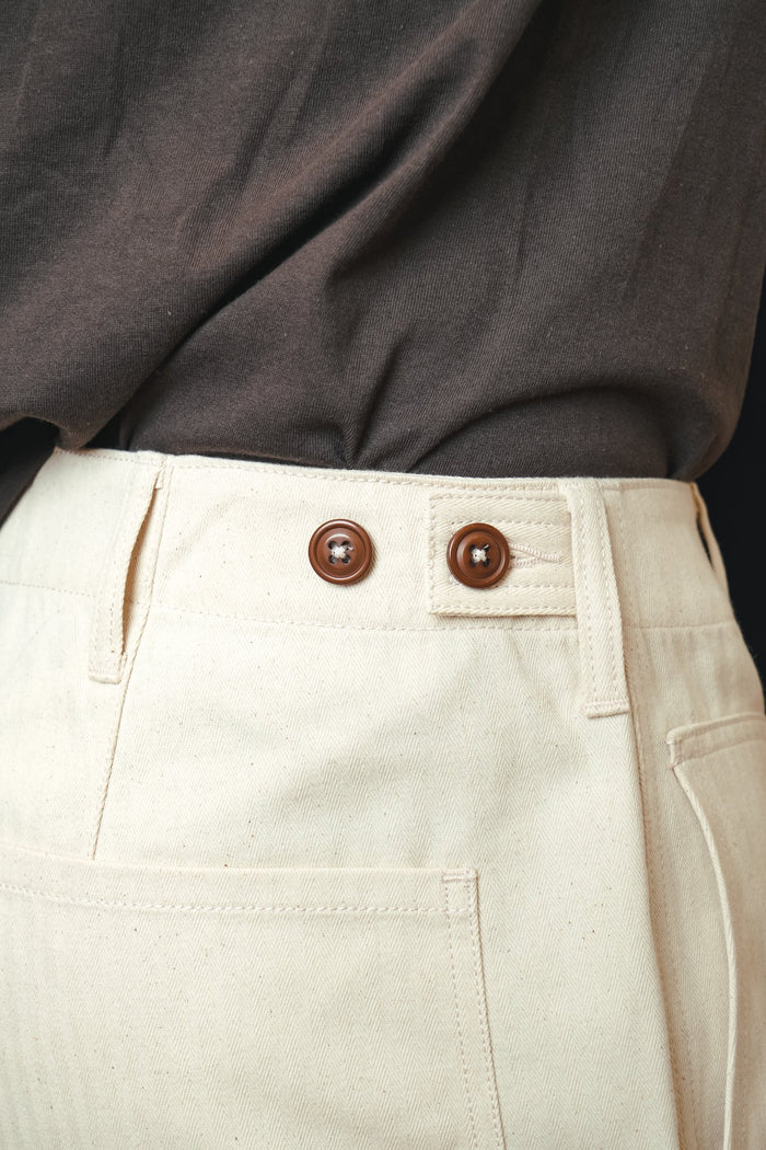 SHORT DECK PANTS - NATURAL HBT