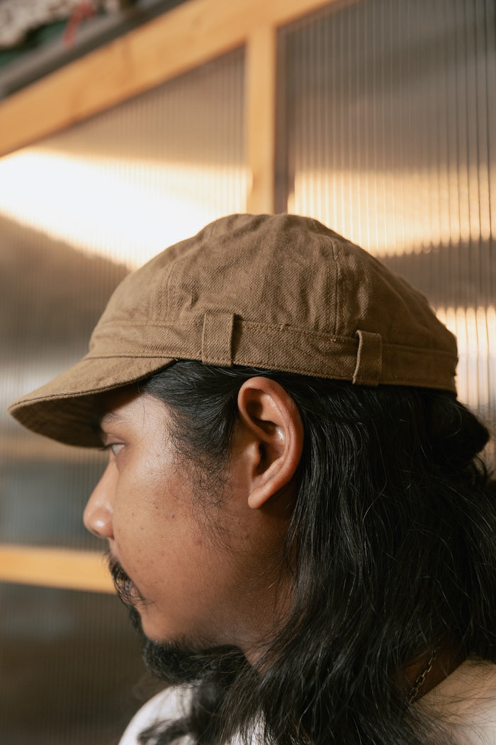 SJ201WC-42CPII (Heavy Chino Work Cap) - KHAKI