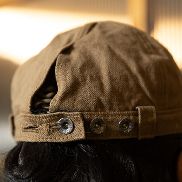 SJ201WC-42CPII (Heavy Chino Work Cap) - KHAKI