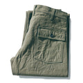 SJ52BP Heavy Back Satin Baker Pants - OLIVE