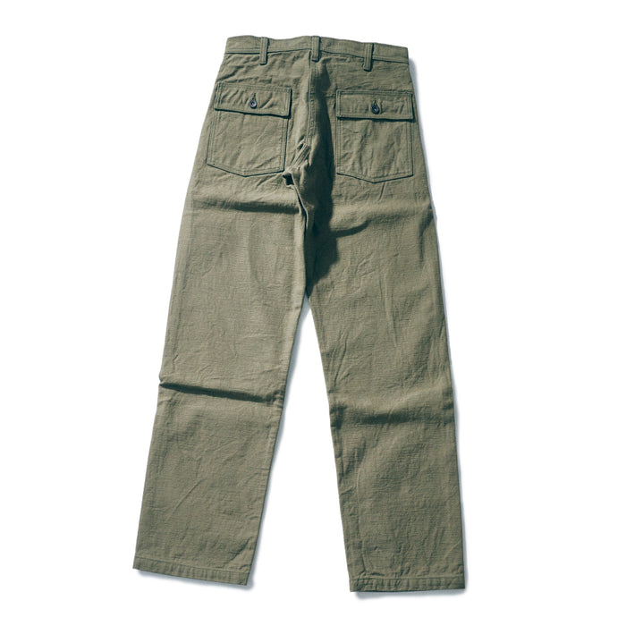 SJ52BP Heavy Back Satin Baker Pants - OLIVE