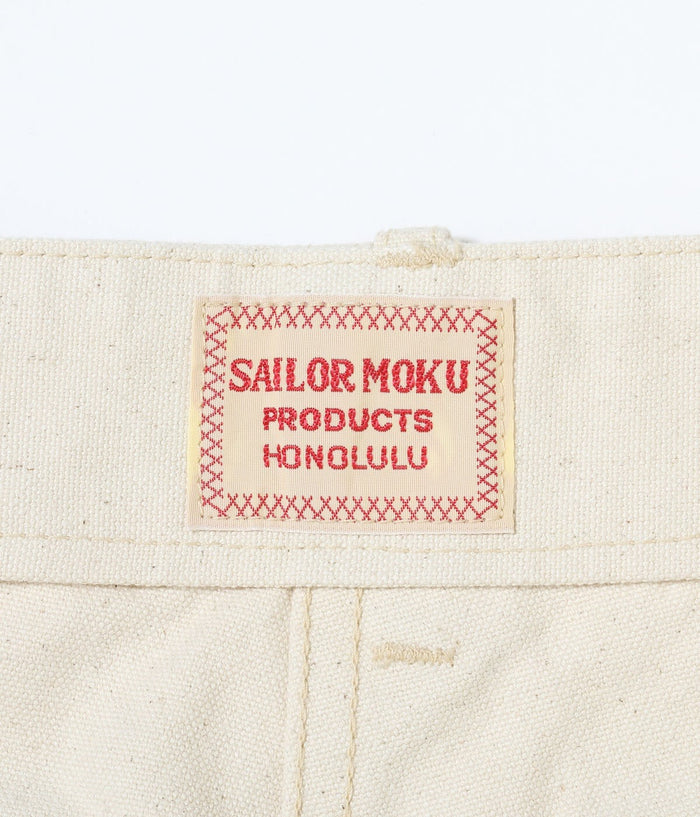 SM42524 SAILOR MOKU PRODUCTS 10oz. COTTON DUCK WORK PANTS - ECRU