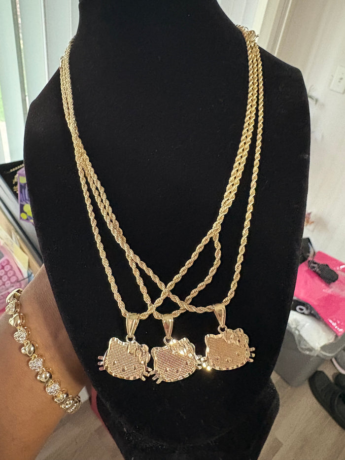 Small Face HK Necklace