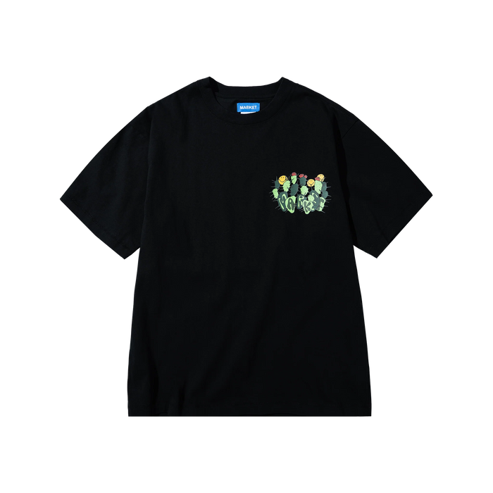 SMILEY CACTUS T-SHIRT - BLACK