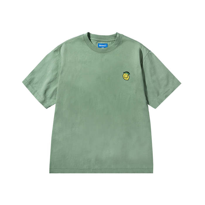 SMILEY FRUIT T-SHIRT 3-PACK - BASIL /BUTTER-CREAM/SKY BLUE