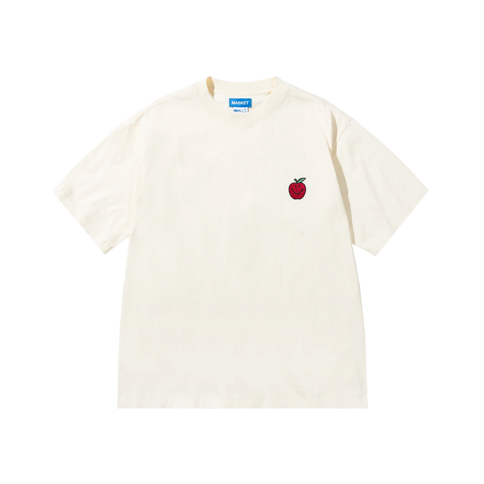 SMILEY FRUIT T-SHIRT 3-PACK - BASIL /BUTTER-CREAM/SKY BLUE