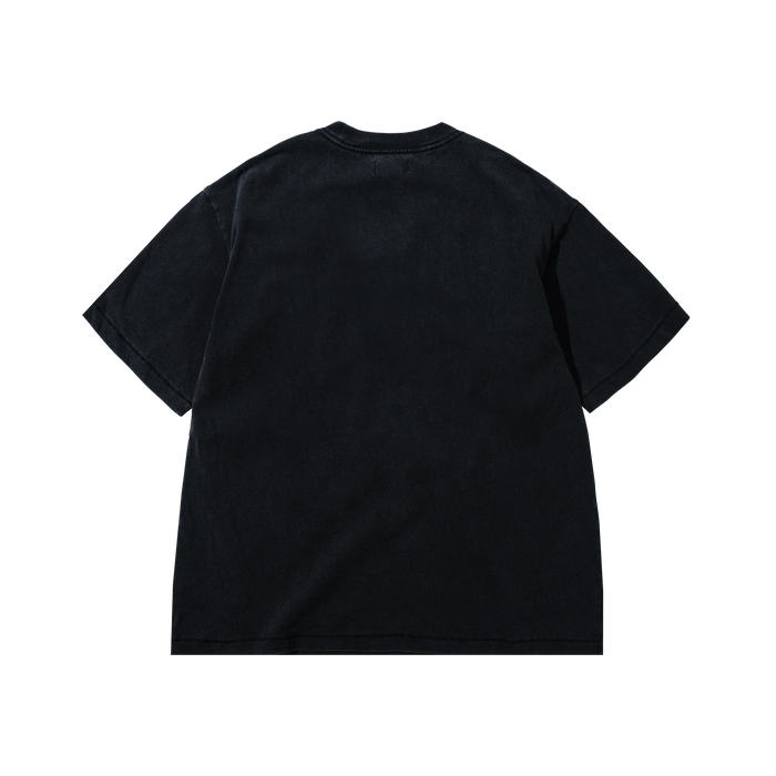 SMILEY HONEYCRISP T-SHIRT - WASHED BLACK