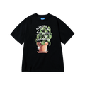 SMILEY SEEDS OF FRIENDSHIP T-SHIRT - BLACK
