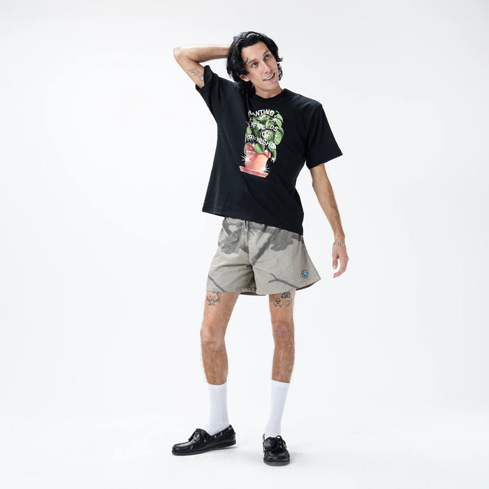 SMILEY SEEDS OF FRIENDSHIP T-SHIRT - BLACK