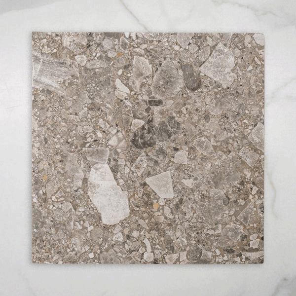 Southside Natural Terrazzo External P5 Porcelain Tile 450x450mm online at The Blue Space