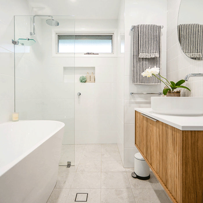 Southside White Terrazzo Matt P2 Porcelain Tile 450x450mm
