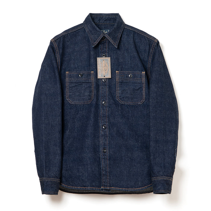 SP-093 45th Ishikawadai denim work shirt  - INDIGO