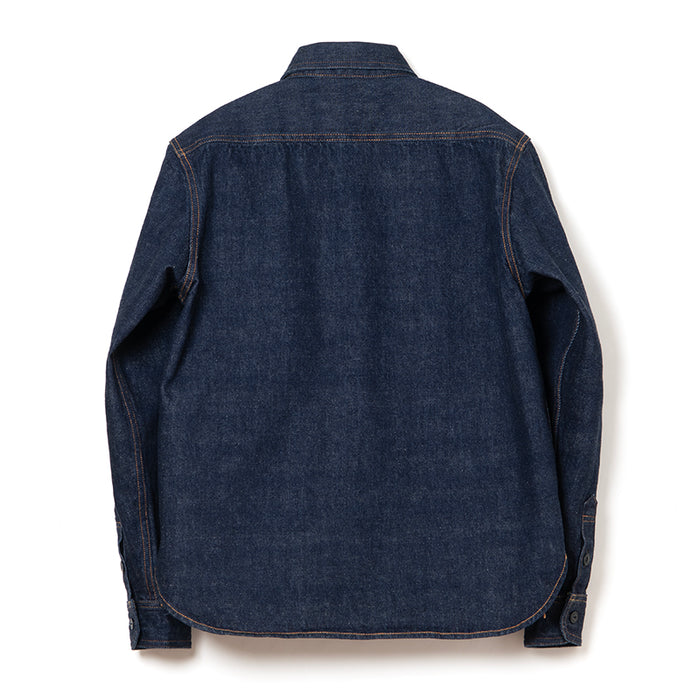 SP-093 45th Ishikawadai denim work shirt  - INDIGO