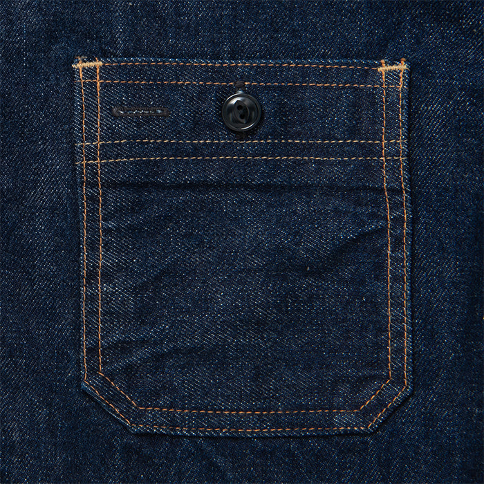 SP-093 45th Ishikawadai denim work shirt  - INDIGO