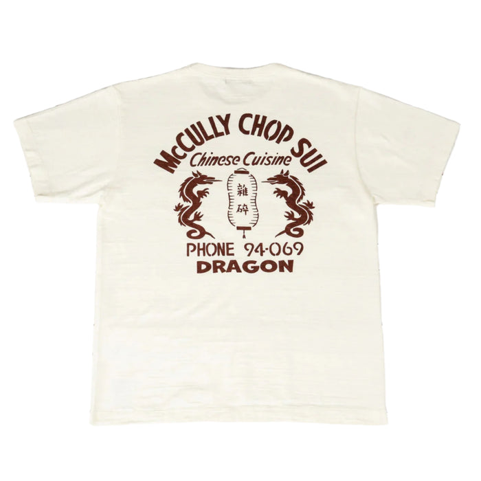 SS79543 S/S SLUB YARN T-SHIRT McCULLY CHOP SUI - OFF WHITE