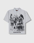 STEEL REVIVAL BOXY POLO - STEEL