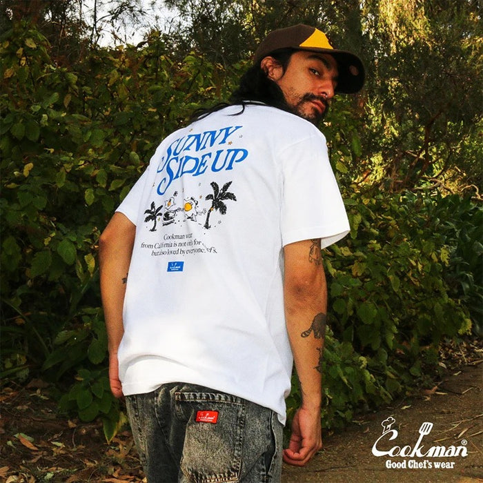 SUNNY SIDE UP TEE S/S - WHITE