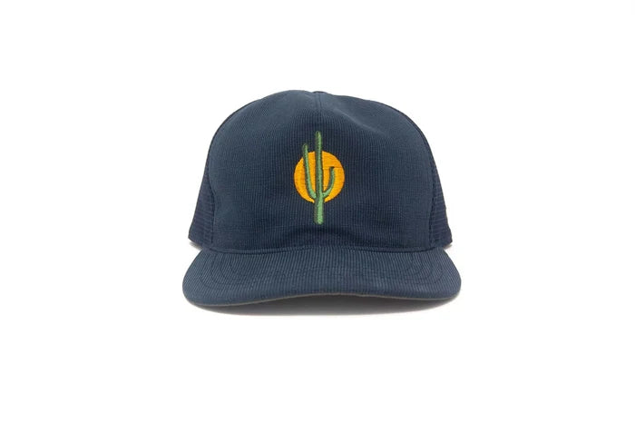 SUNSET CACTUS TRUCKER Snapback - NAVY