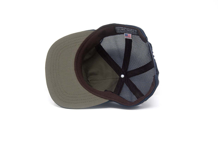 SUNSET CACTUS TRUCKER Snapback - NAVY