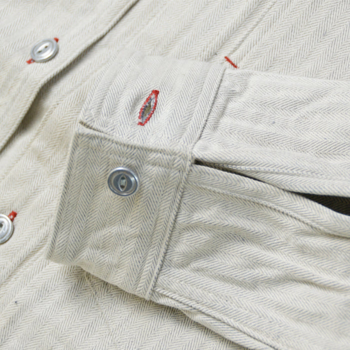 SWCPS22-HB Shawl collar L/S Shirt - OATMEAL
