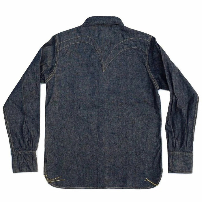 SWD-L01 Denim Western Shirt - INDIGO