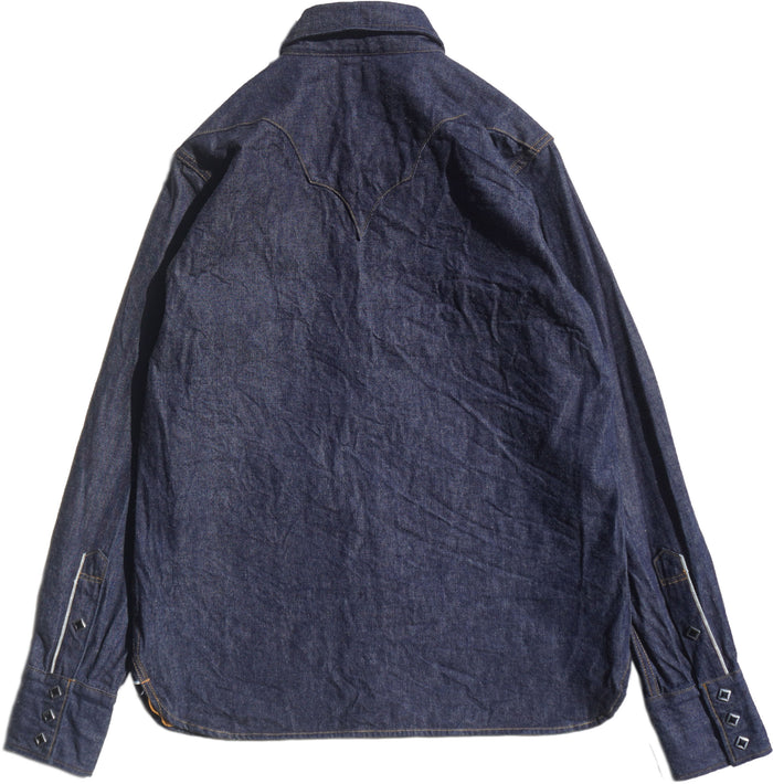 SWD-L02 Denim Western Shirt - INDIGO