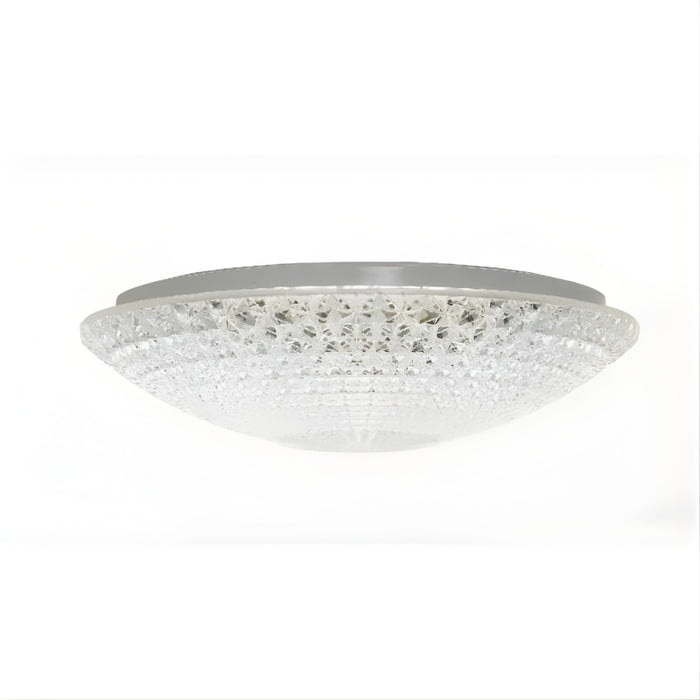 Telbix Lilac 18W 40cm LED CCT Ceiling Light Clear | The Blue Space