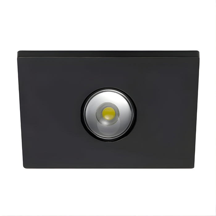 Telbix Snap 3W LED Square Stair Light Natural White - Black | The Blue Space
