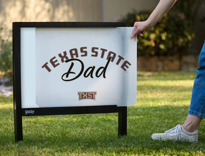 Texas State Dad Yardsy Sign yard sign